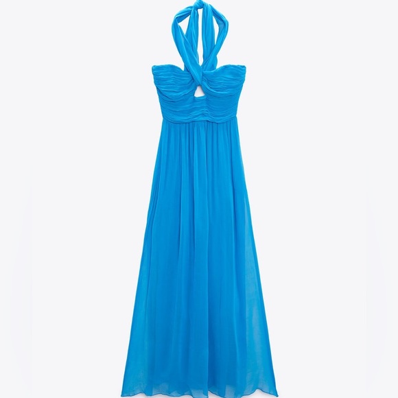 Zara Cut Out Maxi Dress - Picture 11 of 16